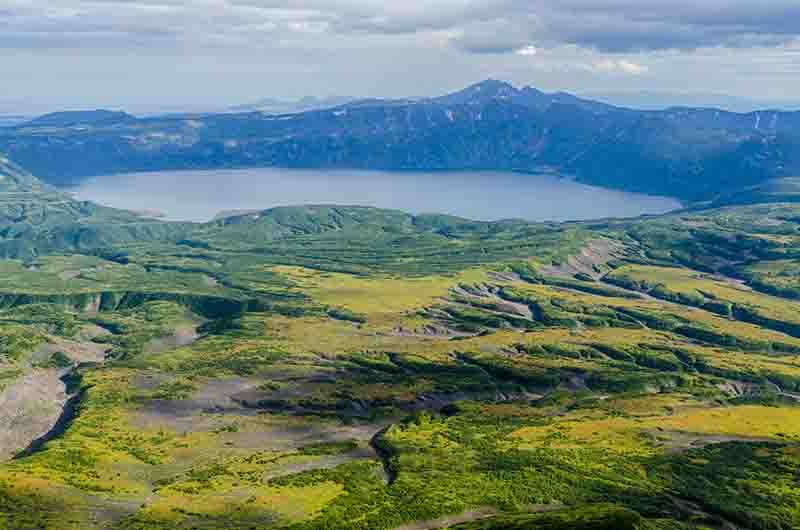 46 - Rusia - Kamchatka - imagenes aereas